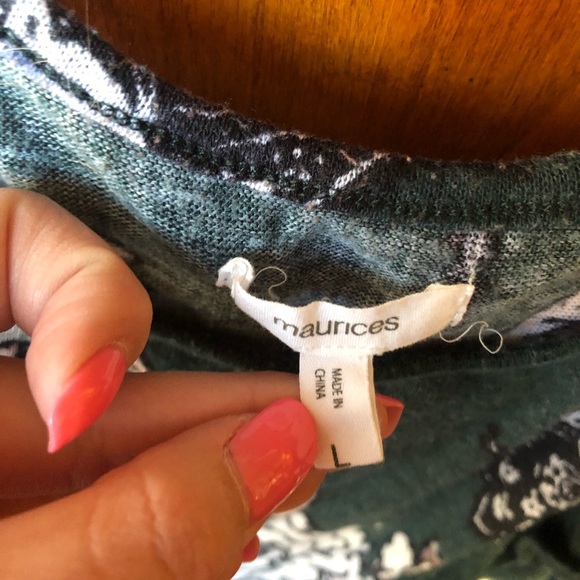 Ruffle floral tank - Picture 4 of 4